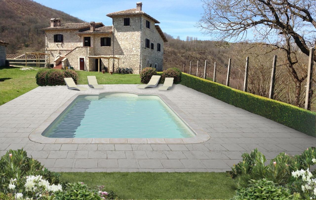 Agriturismo La Commenda-Adults Only Cascia Kültér fotó